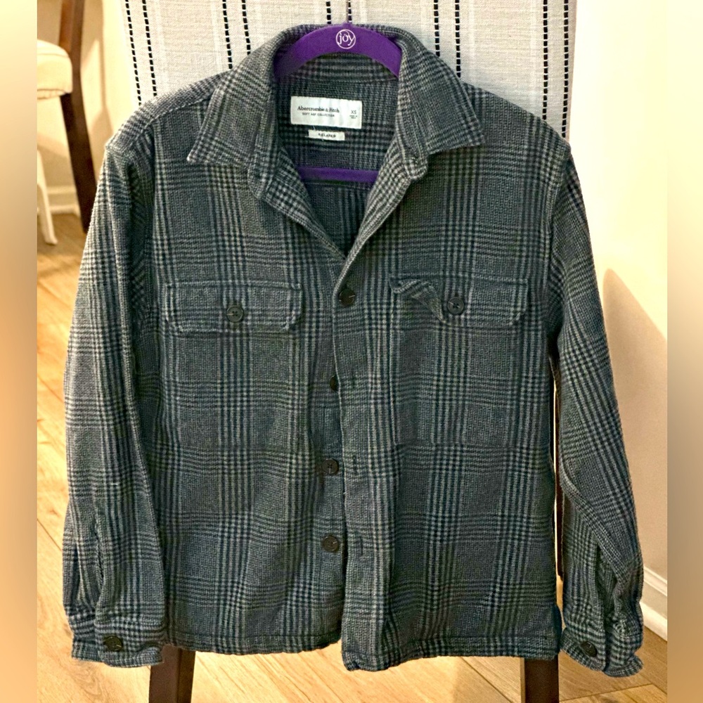 Abercrombie plaid flannel button down.